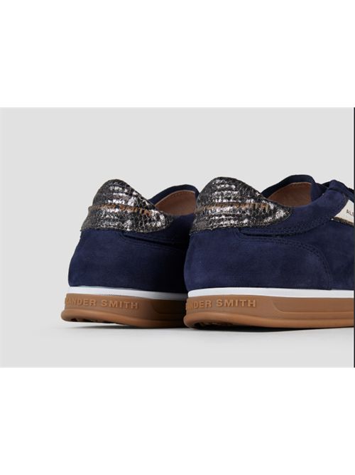Sneakers Thames in camoscio e logo bianco Alexander Smith ALEXANDER SMITH | ASBETMW-9812-BNO